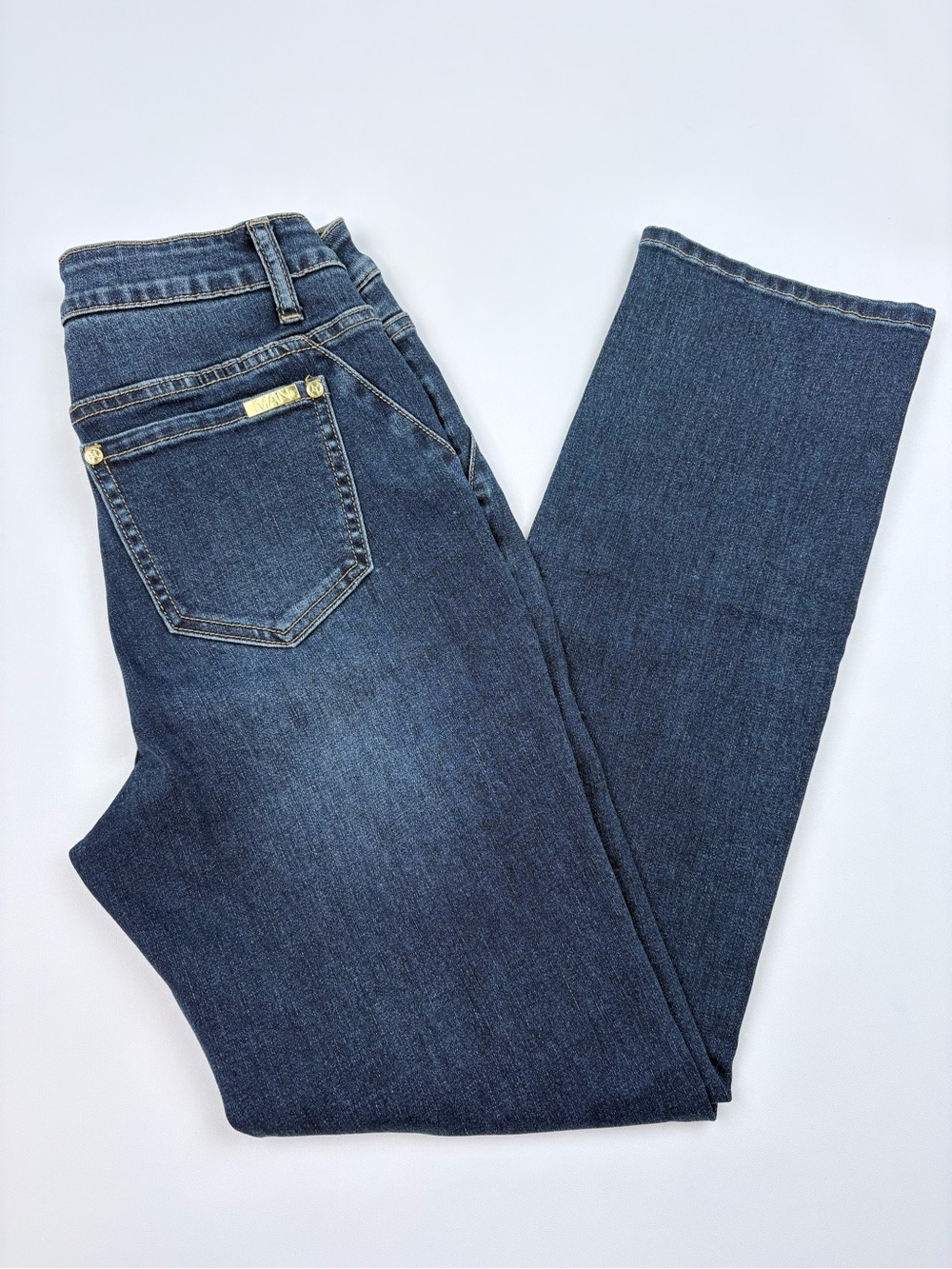 IMAN Indigo Straight Leg Jeans Size 6